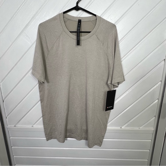 lululemon athletica Other - * Lululemon Metal Vent TechShort Sleeve L Raw Linen/ White